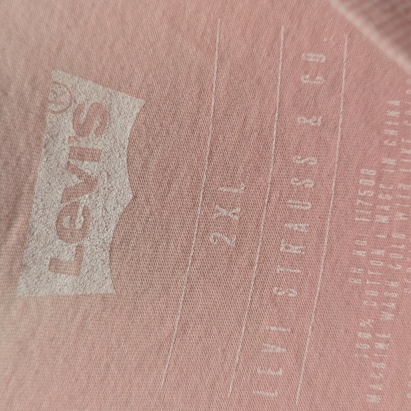 Levi's Palm Tree Island T-shirt Finely Crafted Denim Size XXL NWT MSRP $29.50 - Picture 3 of 5